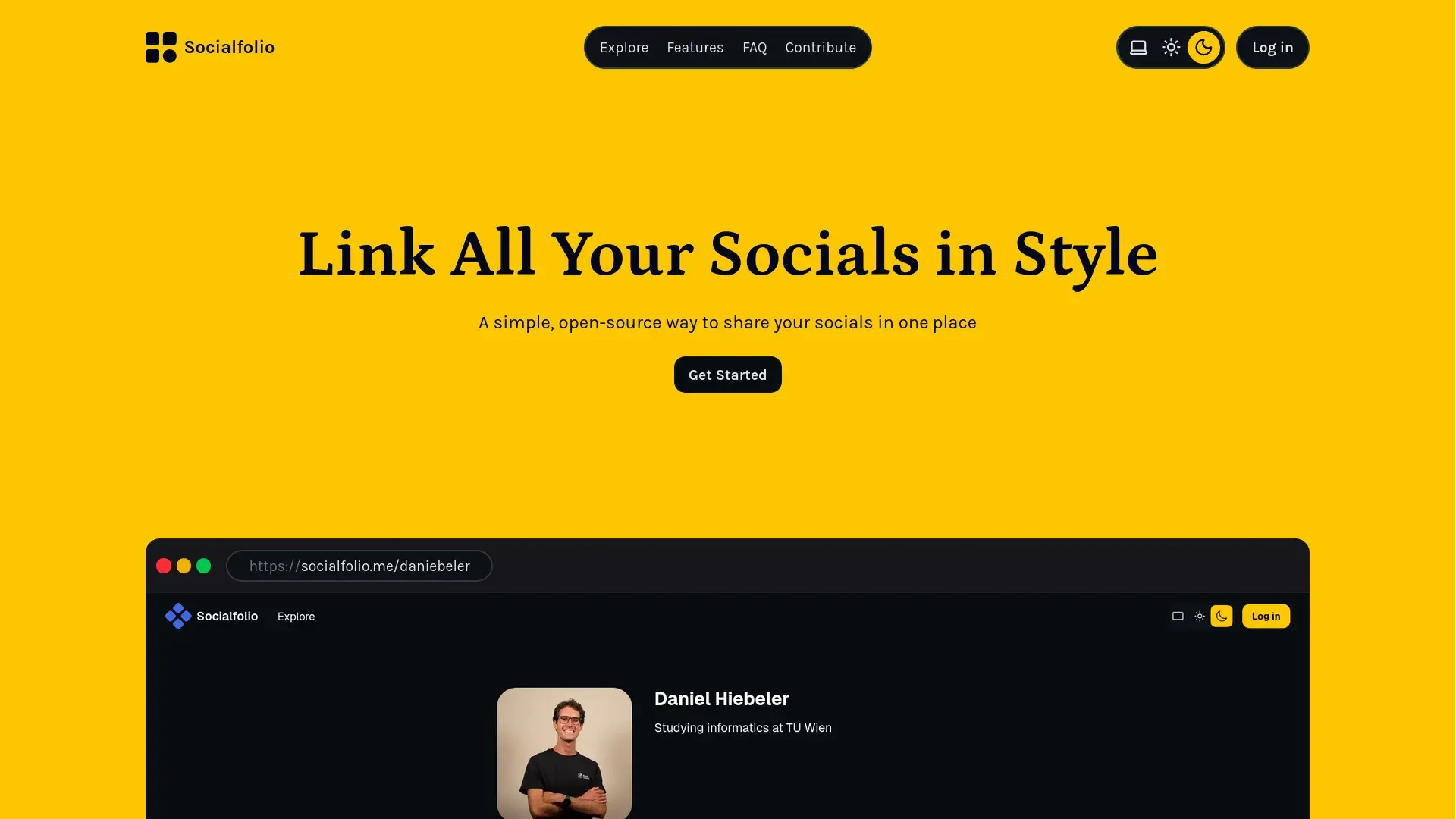 Socialfolio Hero